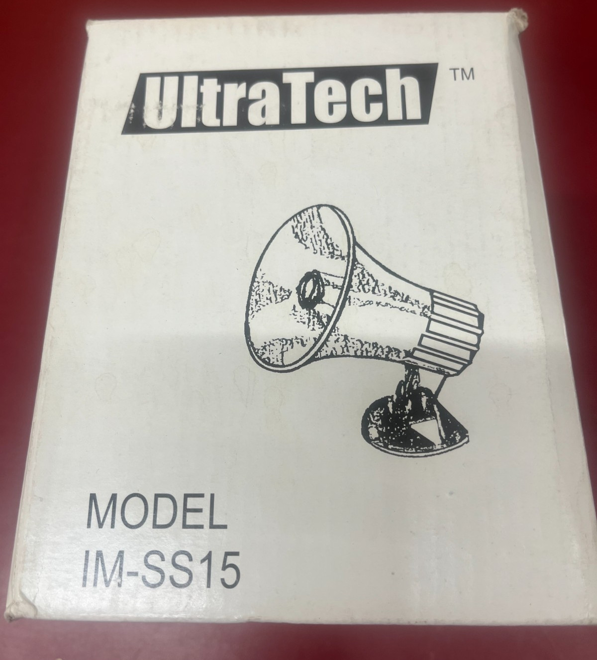 New UltraTech IM-SS15 Siren Wall Mount Alarm Horn Speaker 15W 6VDC - 12VDC
