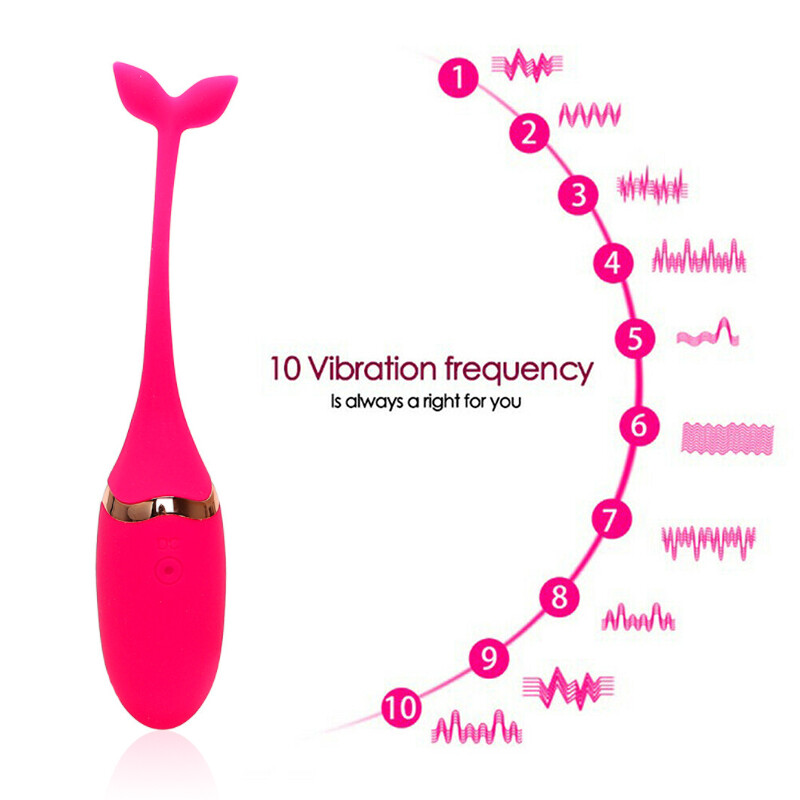 Remote-Control-Wearable Exercise Weight Vibrating Bullet Egg Vibrator for Women