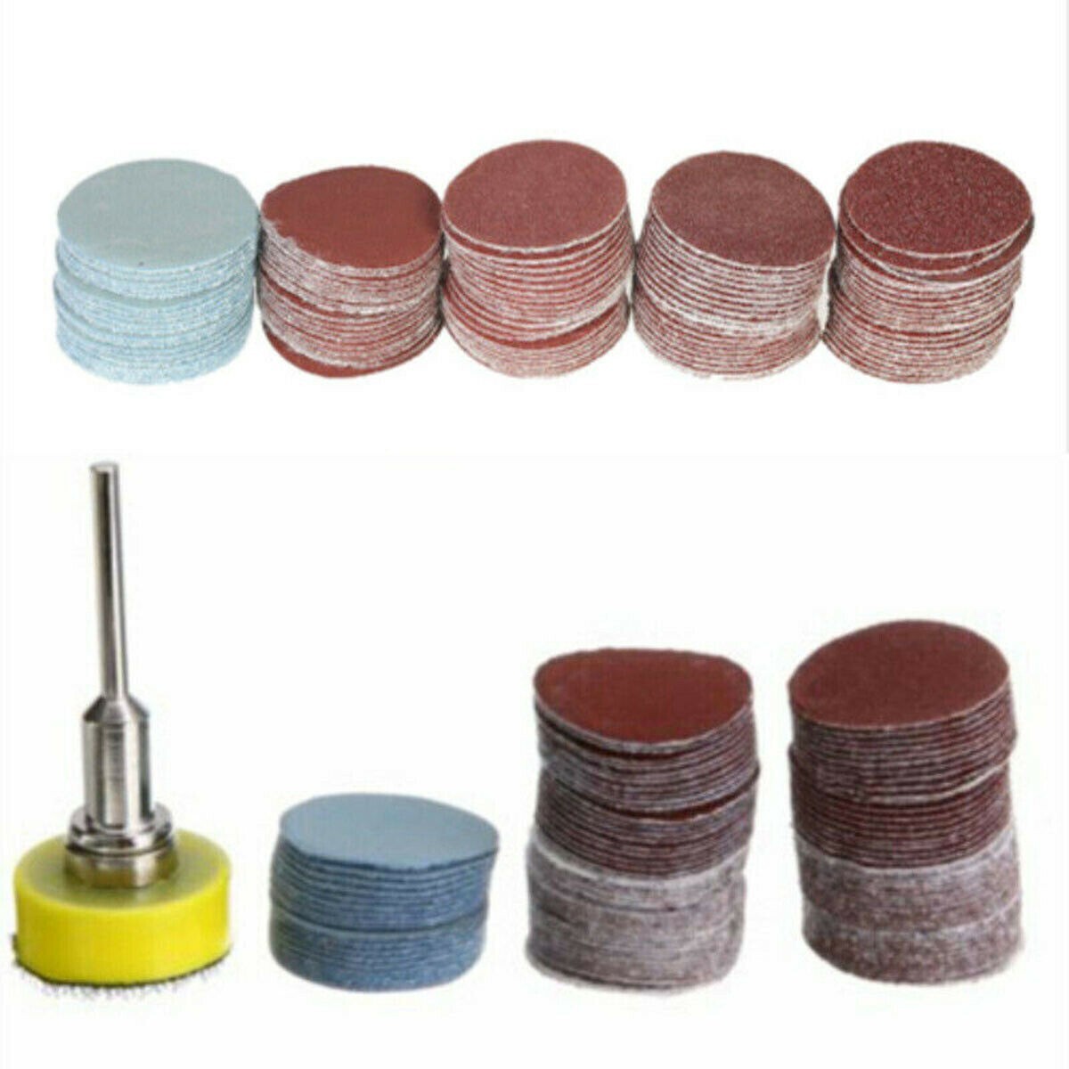 100x Sanding Discs Polishing Wheel Buffing Pad Drill Bits Power Tools For Dremel