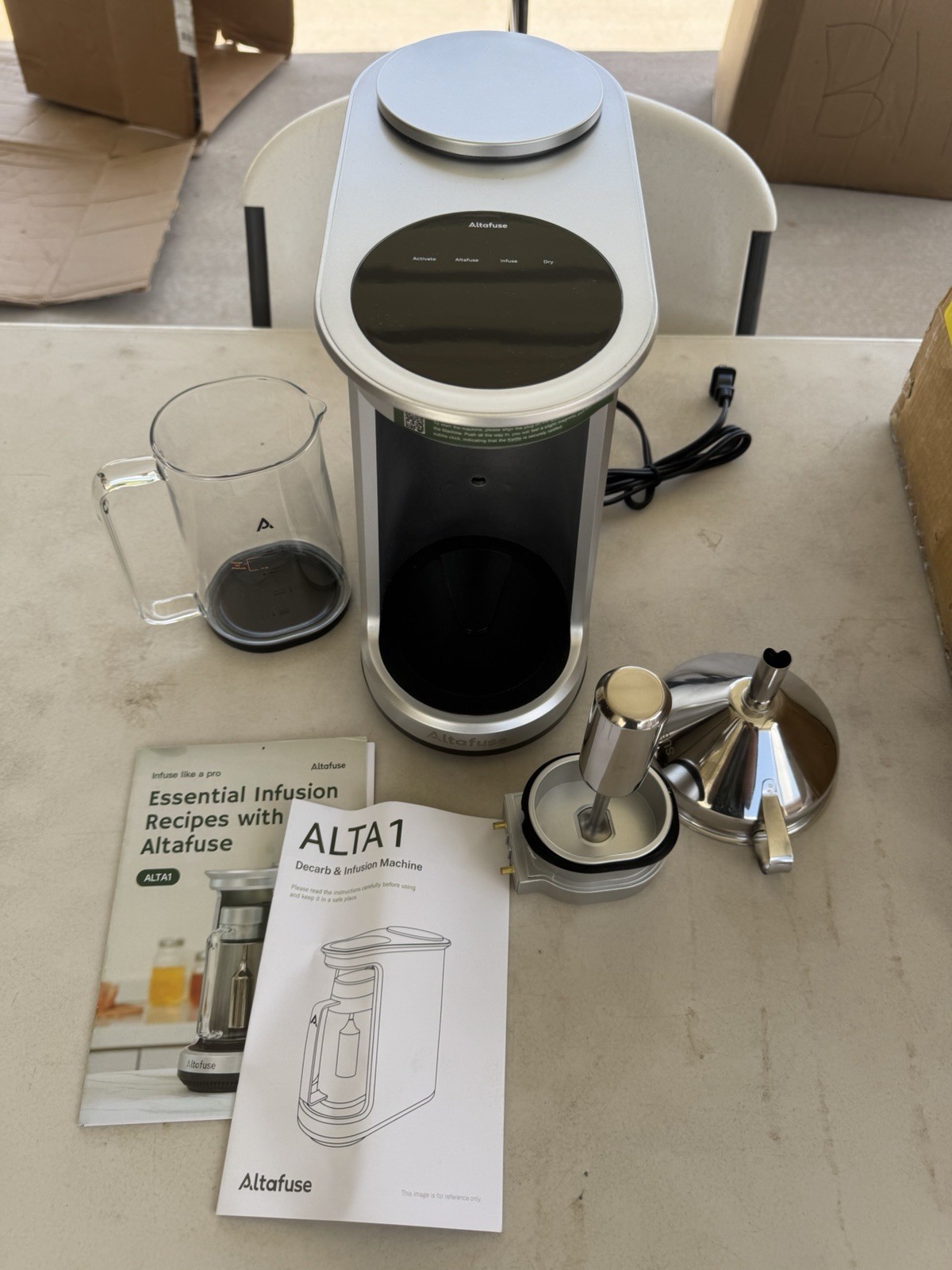 Altafuse | Ultrasonic Decarboxylator & Herbal Infusion Machine | ALTA 1 Infuser