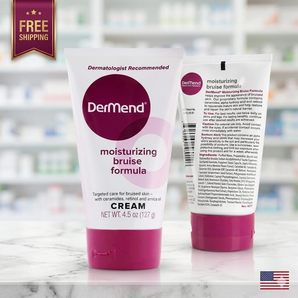 DerMend Anti Bruise Cream for Fragile Skin • Moisturizing Skin Repair Formula