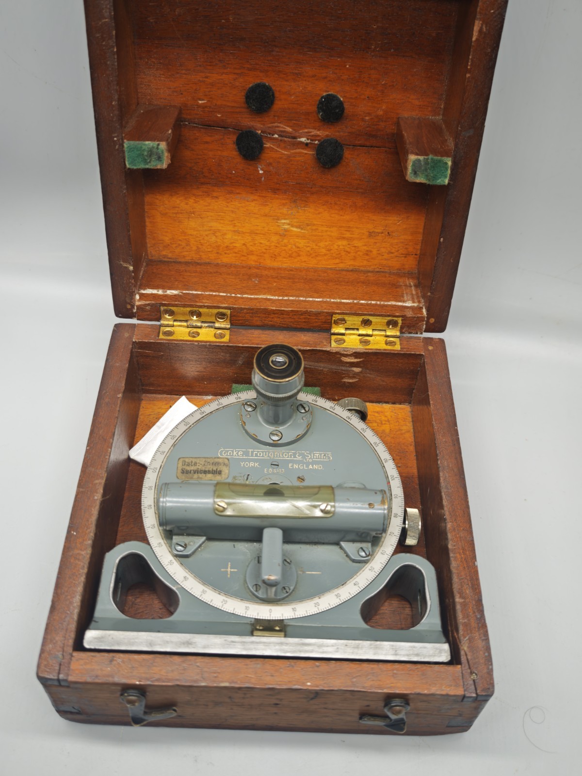 Optical Clinometer Rolls Royce Experimental Instrument Department Cooke
