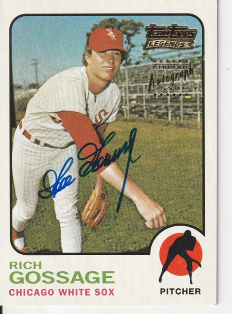 Rich Gossage - 2002 Topps Legends Certified Autograph - Chicago White Sox