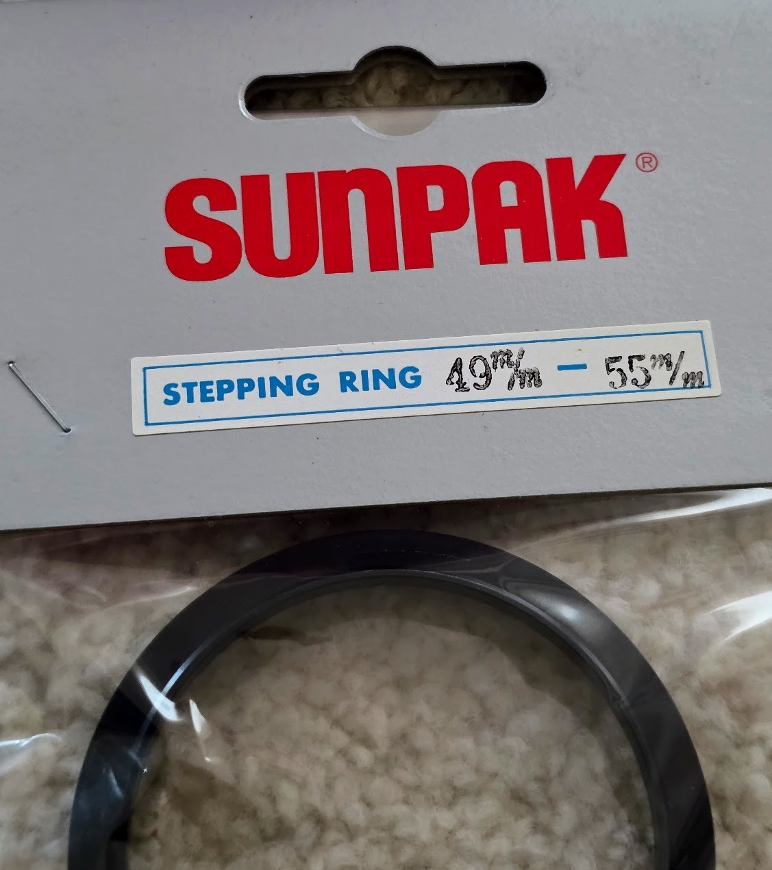 49-55mm Metal Step Up Adapter Ring 49mm Lens to 55mm Filter Converter E49-E55