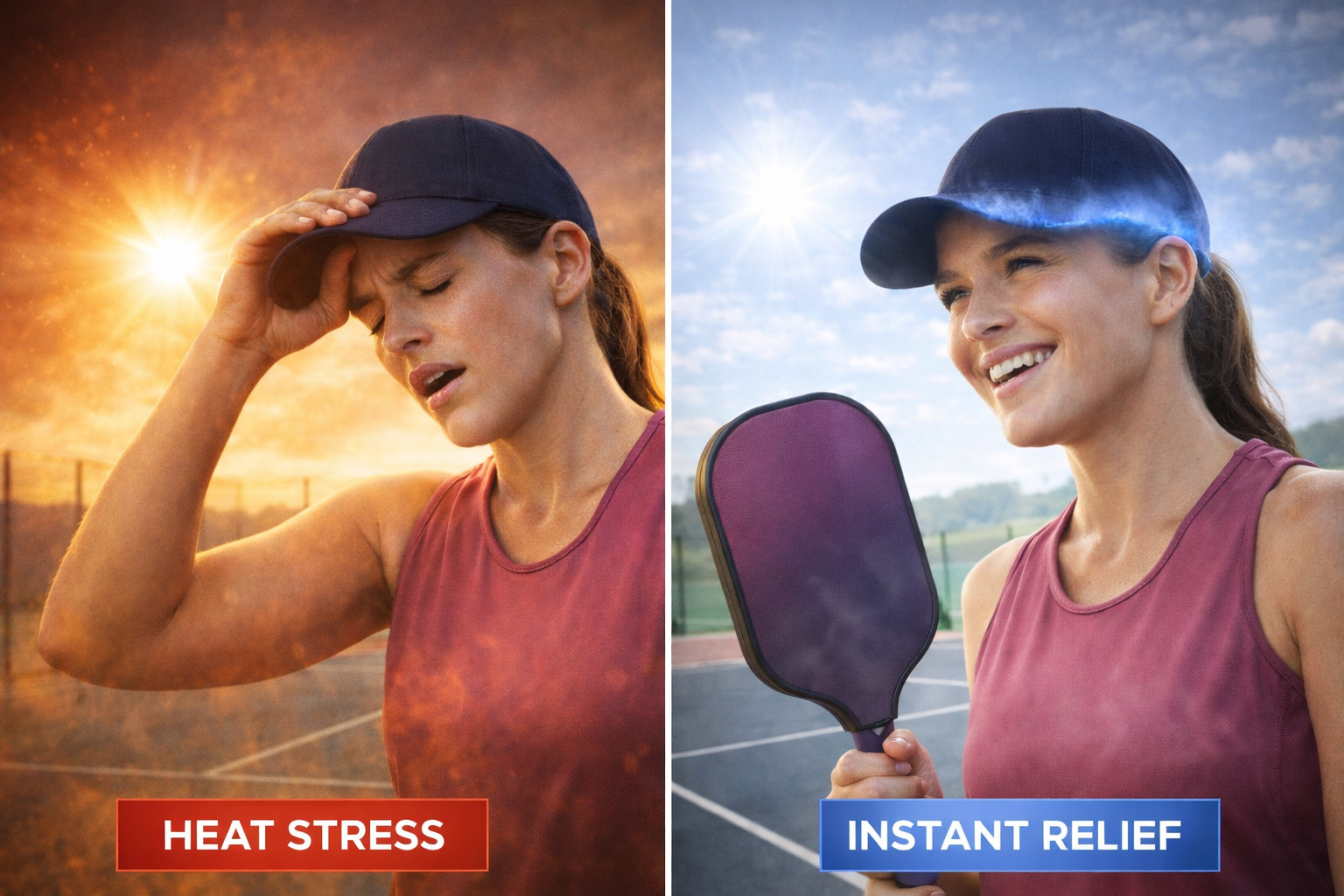 ChillerBody Reusable Cooling Hat Insert for Hard Hats, Helmets, Caps & More