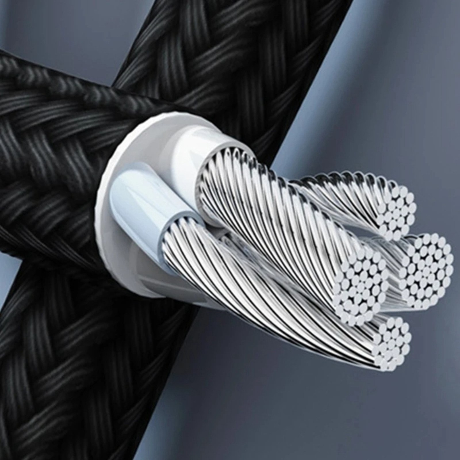 2X 6A Fast Charging Cable with Connectors, Type-C Splitter, Charging Lead, Str8668