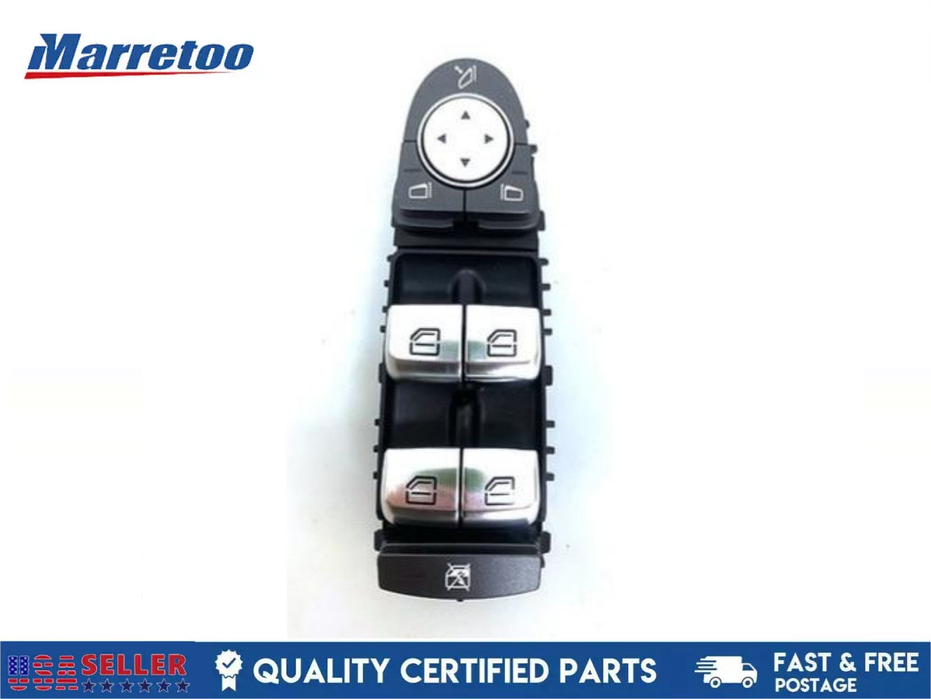2229050809 MASTER POWER WINDOW SWITCH FITS MERCEDES W222 S350 S400 S550 S600