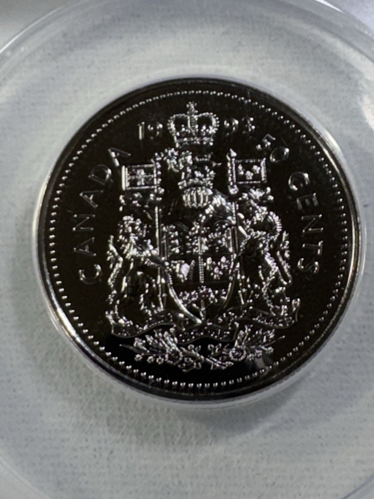 1993 Canada 50 Cents Proof Like Graded MS 69 by ANACS