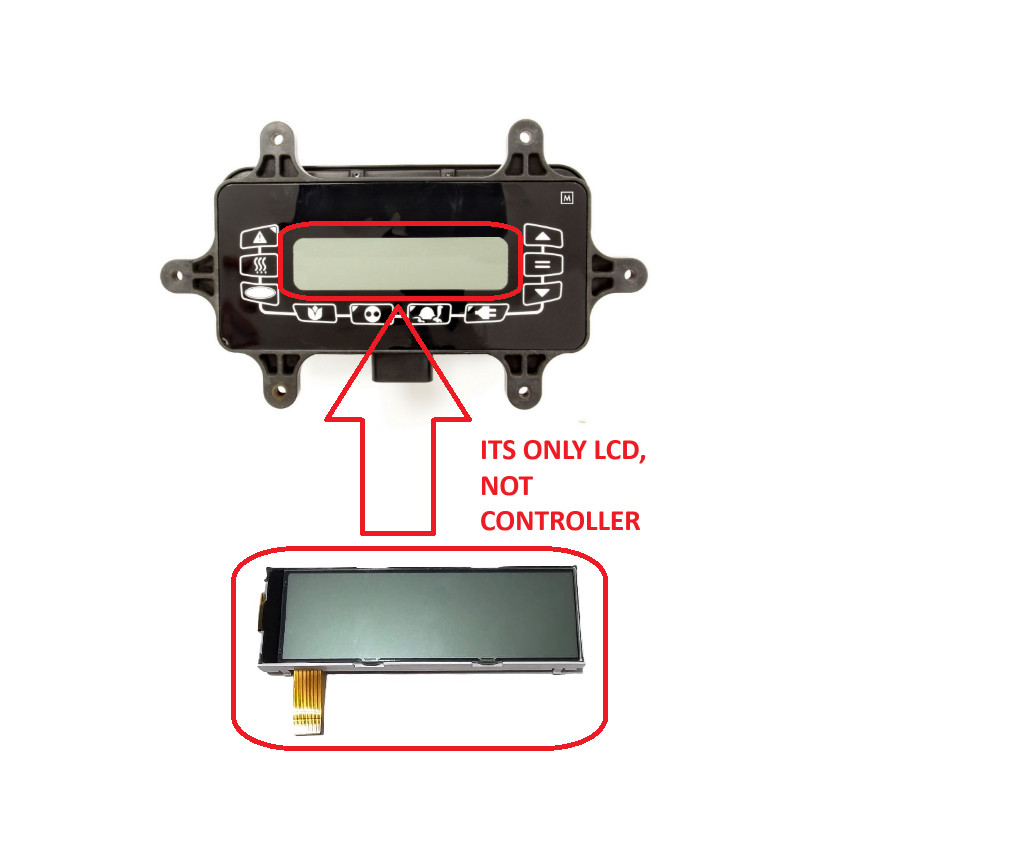 TRP LCD DISPLAY FOR CARRIER VECTOR 1350 12-00723-02  120072302 12-00723-01