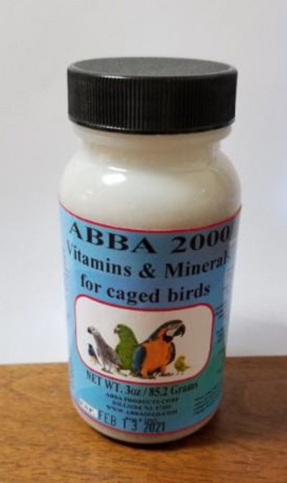 ABBA 2000 BIRD VITAMINS COMES IN 3 oz OR 7 oz