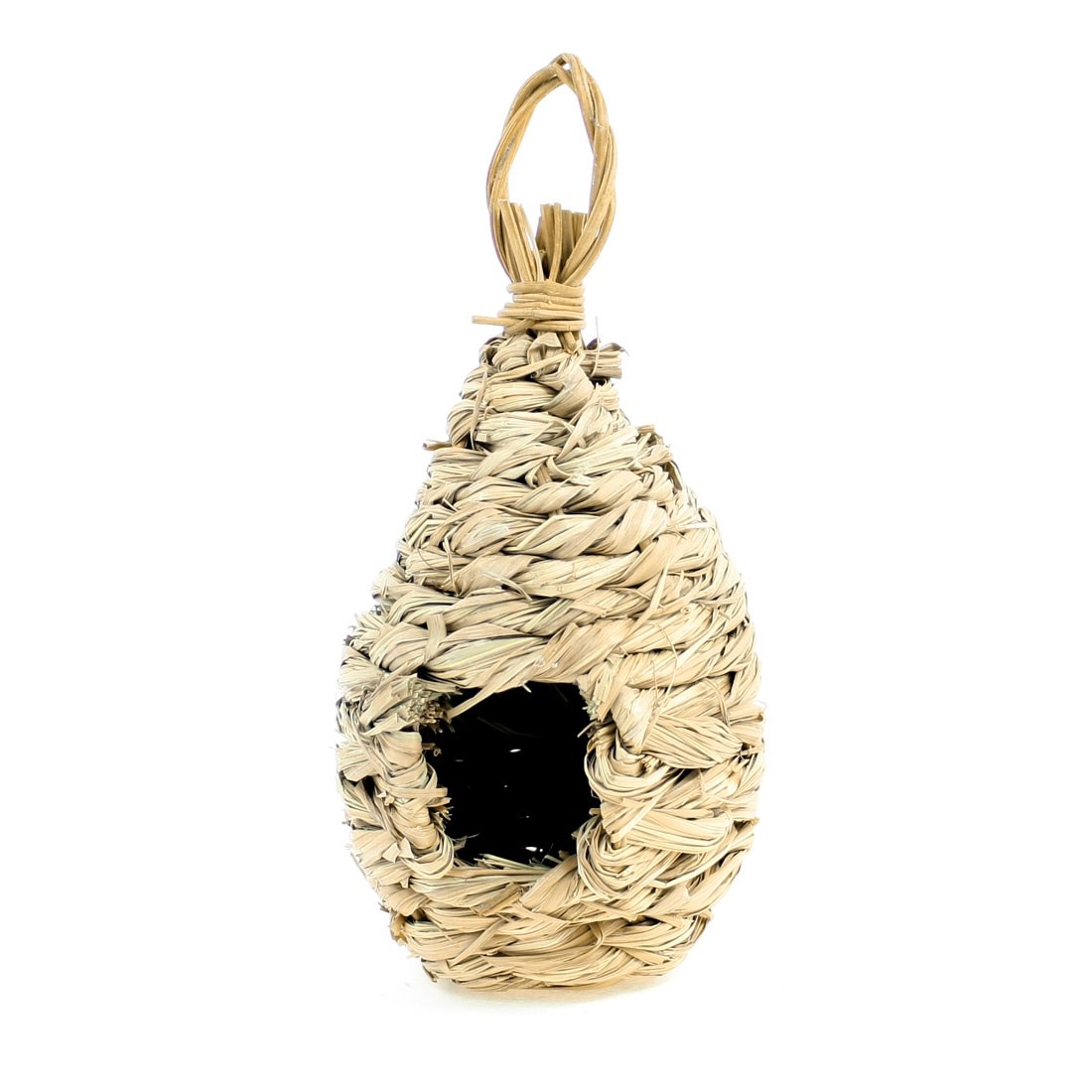 Garden Spring Decor Manmade Grass Hanging Birdie Artificial Bird Nest Wood Color