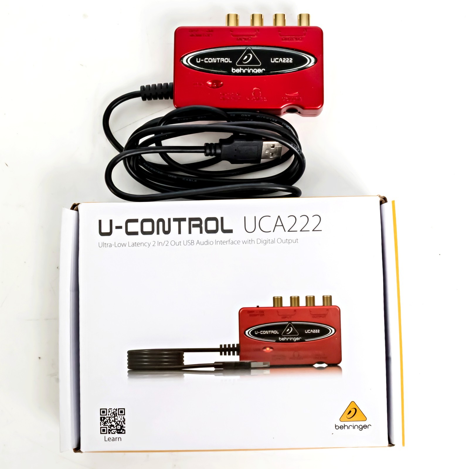 Behringer UCA222 USB Portable Audio Interface - Open Box