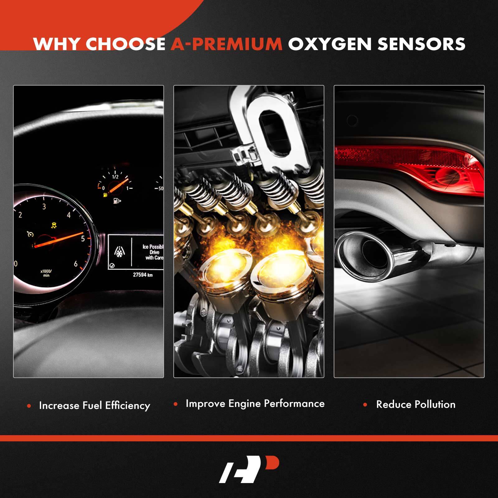 4x O2 Oxygen Sensor Upstream & Downstream for Mercedes-Benz E320 E500 ML500 R500