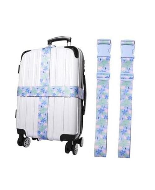Stitch Luggage Straps 2-Piece Set Officially License, Stitch Tropical Straps