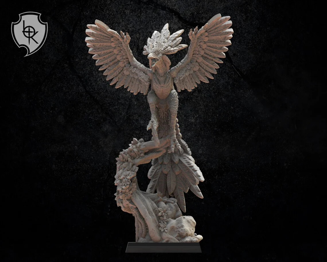 Archeoptl - 28-32mm Cuetzpal Empire - Resin Tabletop Miniature
