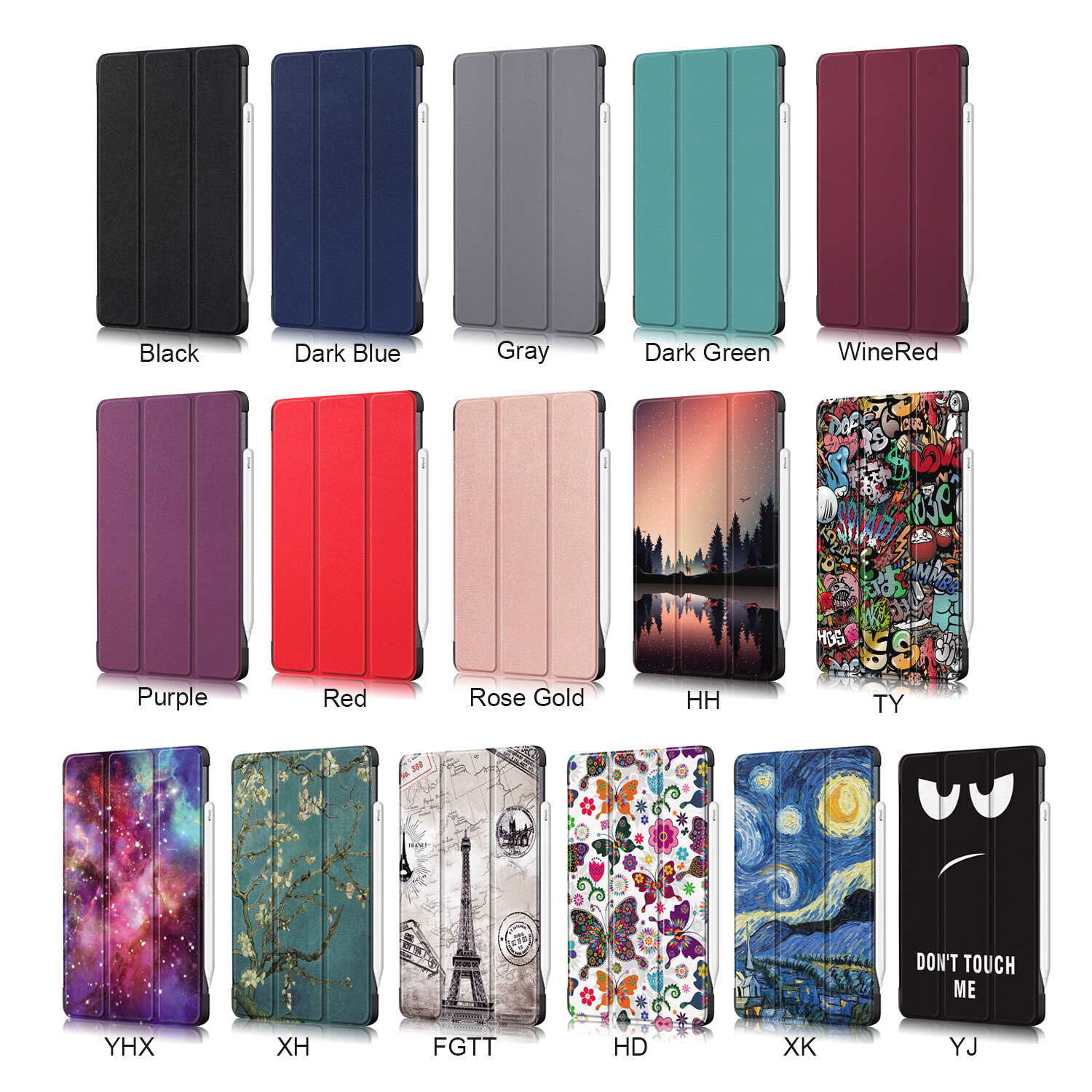 For Apple iPad Pro 13-inch M5 (2025)/M5 (2024) Folio Stand Case Magnetic Cover