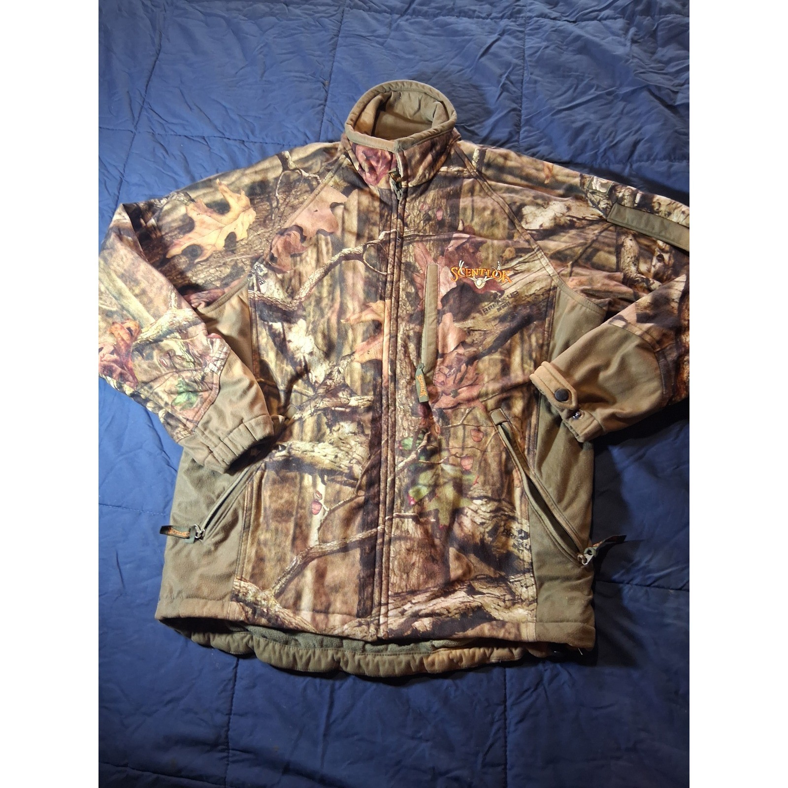 ScentLok Full Season Mens Camo Hunting Jacket Medium Mossy Oak 3310-052 4591