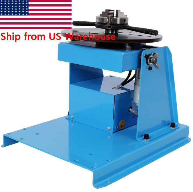 10KG/22LBS Rotary Welding Positioner, 110V, 20W Portable Welding Turntable