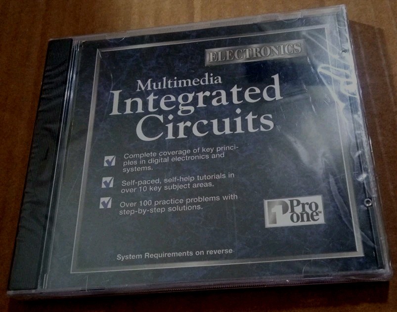 Electronics Multimedia Integrated Circuits CD-ROM Pro One Software NEW SEALED