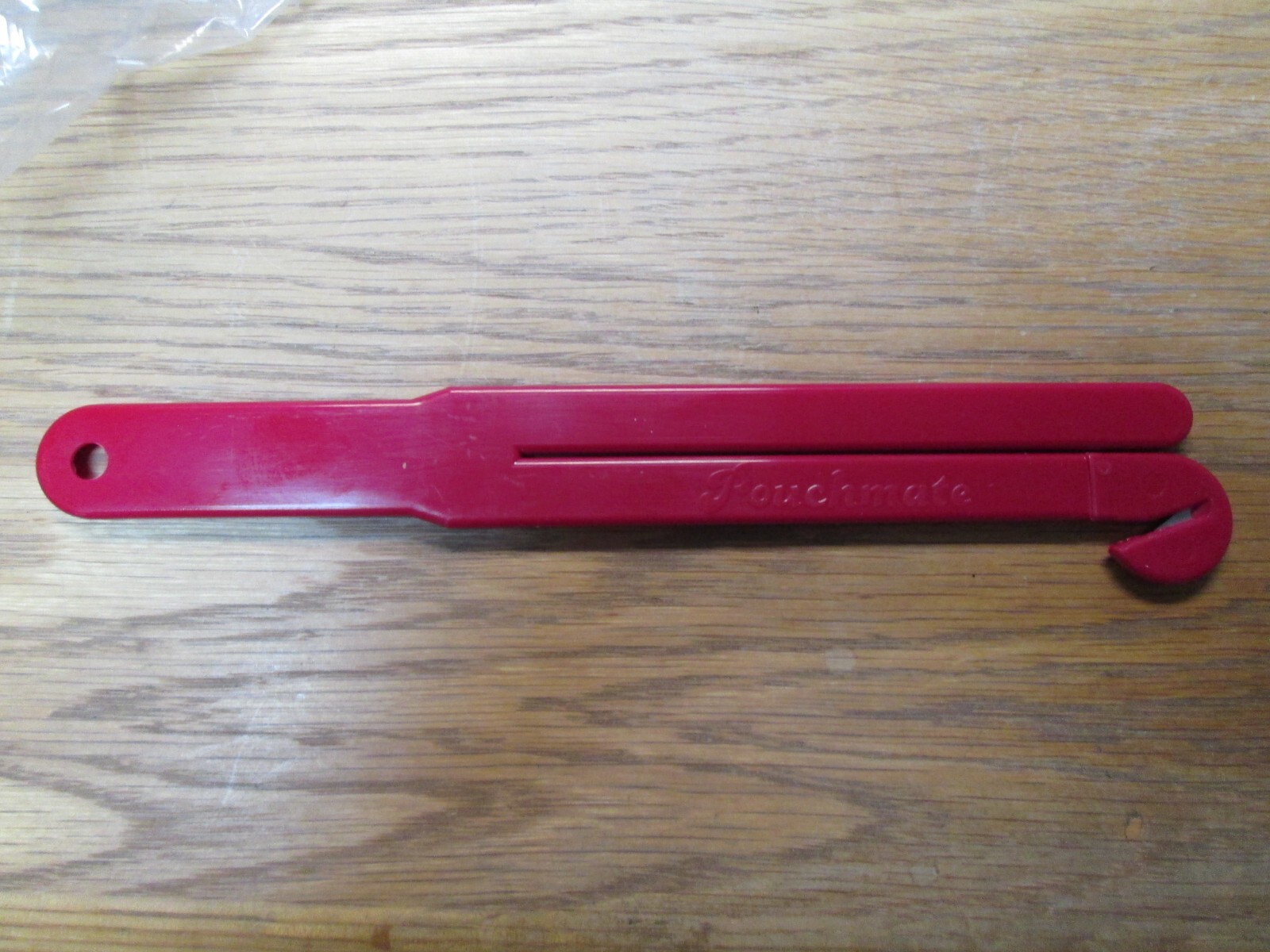 Pouchmate Food Pouch Cutter Bright Red Plastic 1-5/8" W x 10" L