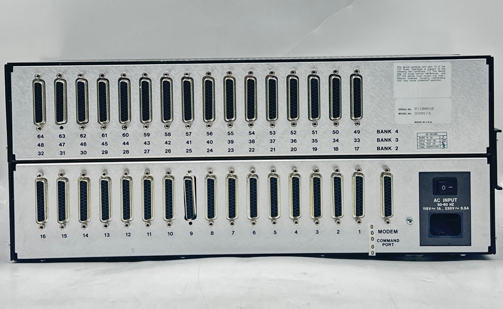 B&B Electronics SW057A Multi-port RS-232 Switch