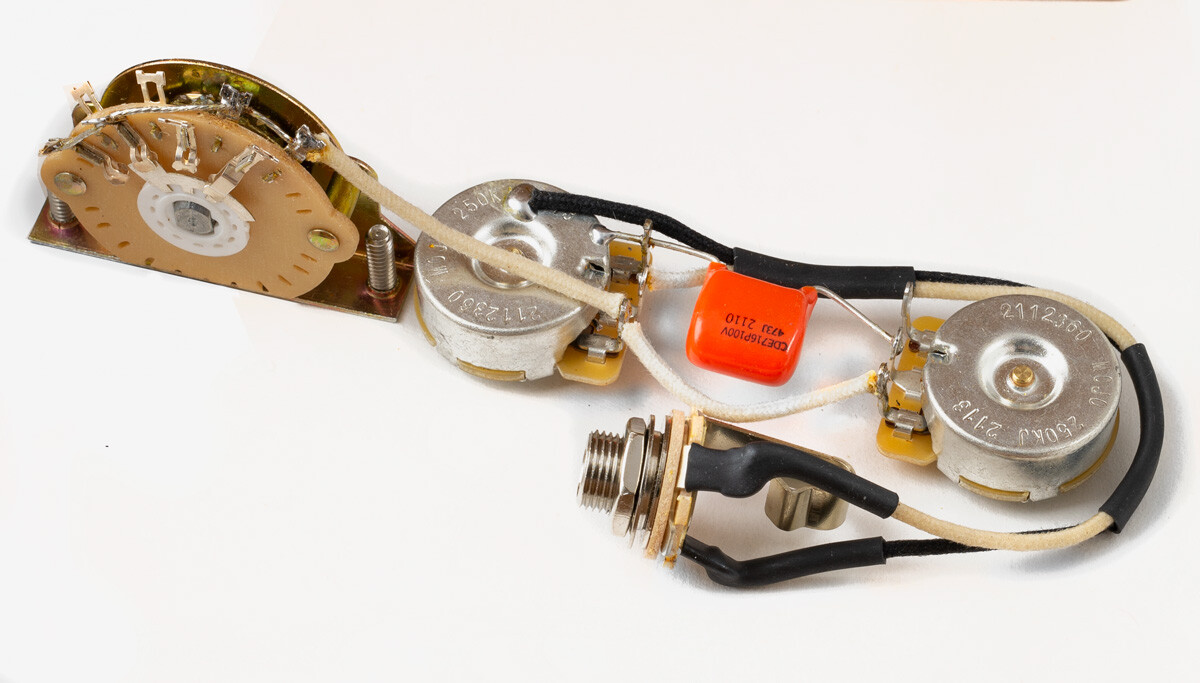 Precision Made Telecaster 4 Way Harness Treble Bleed-Volume Mod TB