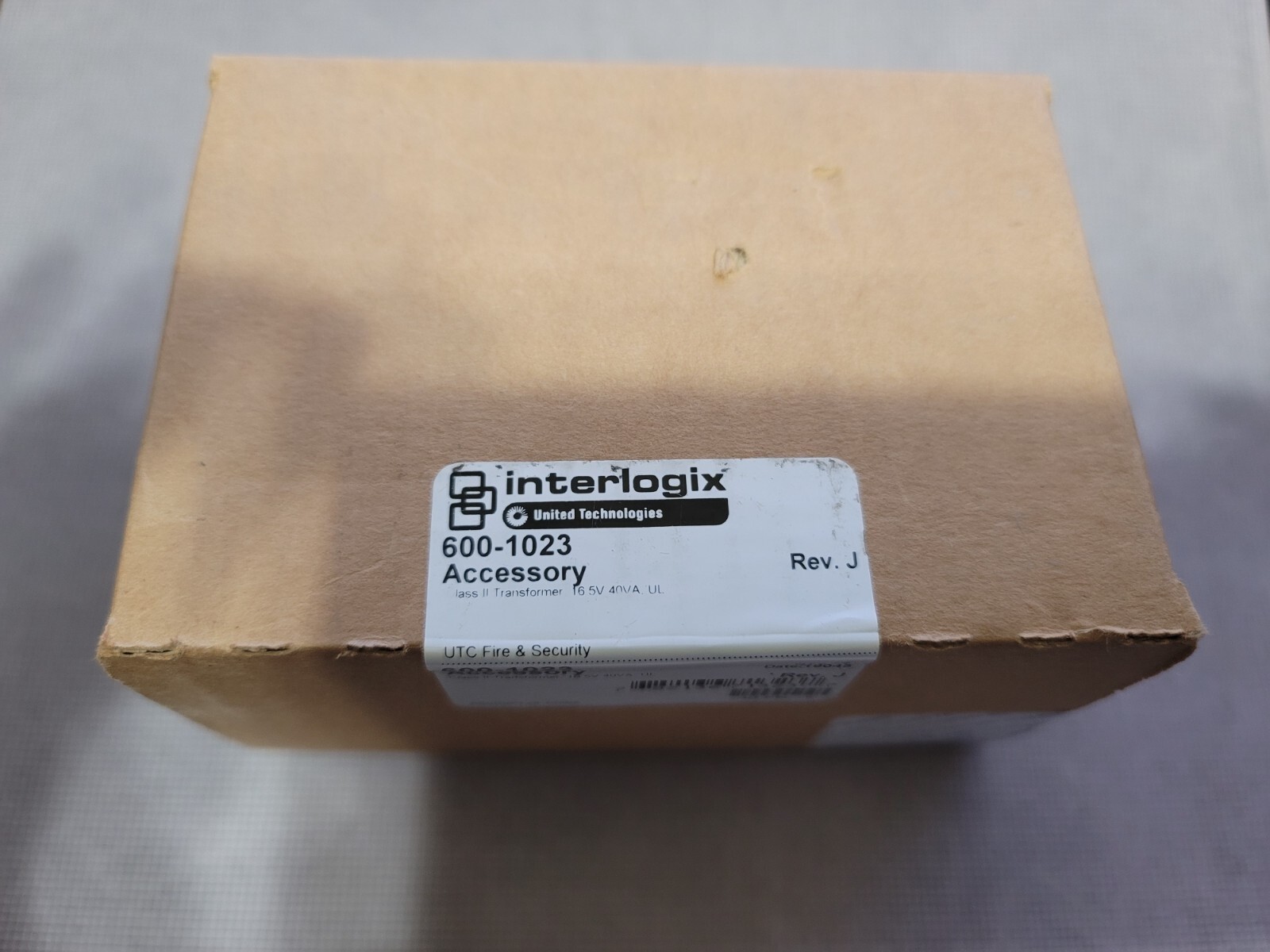 Caddx, GE Security, Interlogix 600-1023 22-166 MGT1640 16.5VAC 40VA Transformer