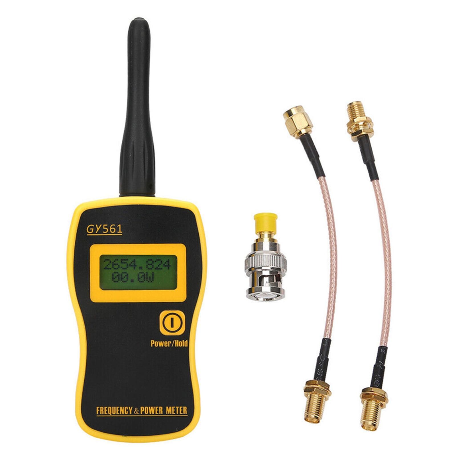 GY561 RF Digital Handheld Power Meter Frequency Counter Tester Radio 1-2400Mhz B