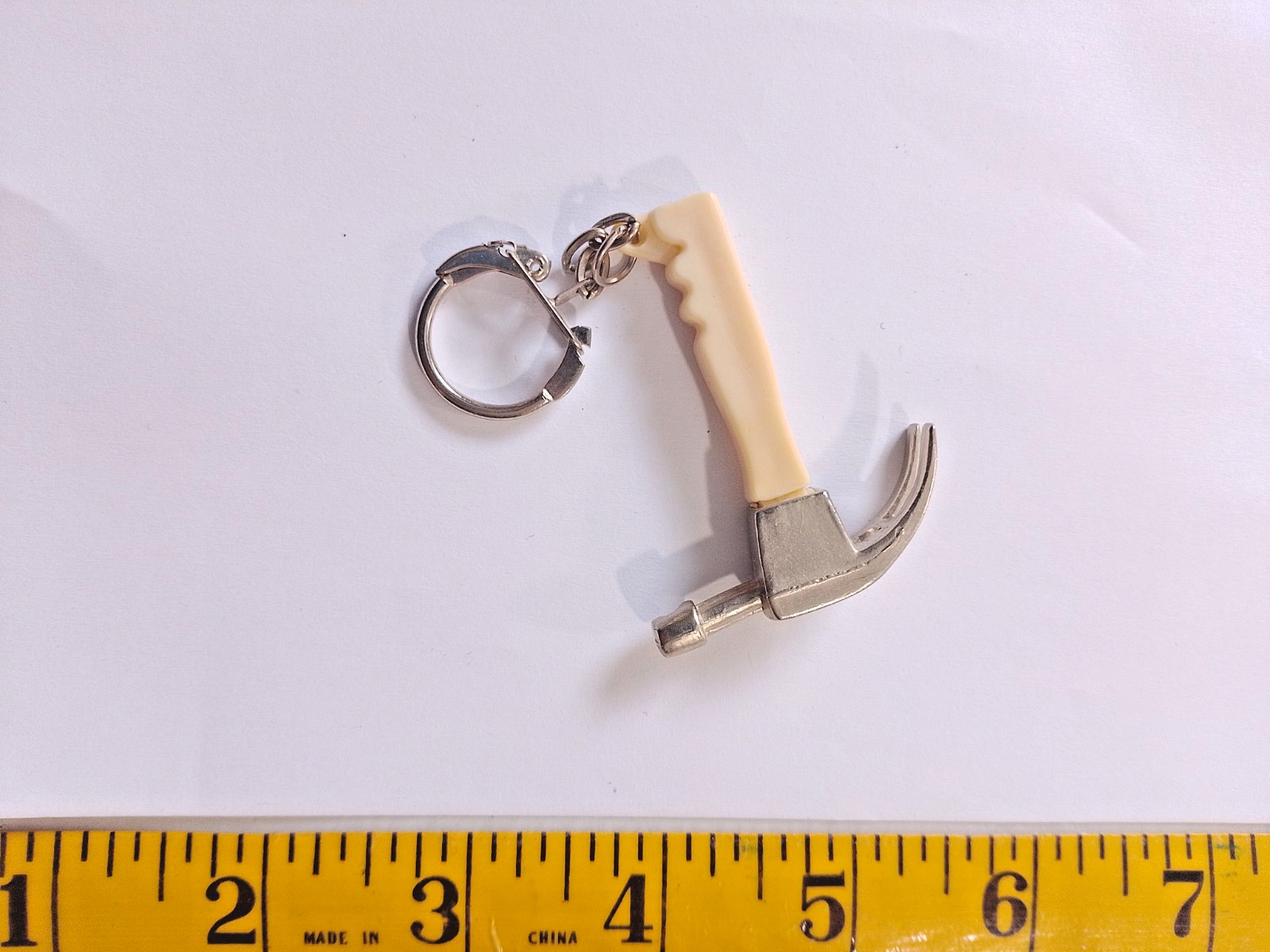 Keychain workmans hammer trinket