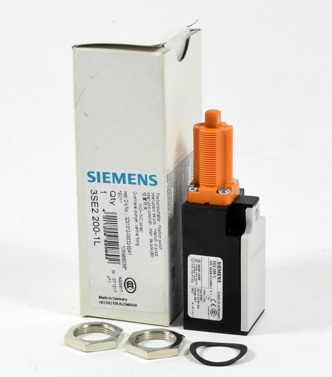 Siemens Safety Position Switch, 3SE2 200-1L, 3SE2200-1L