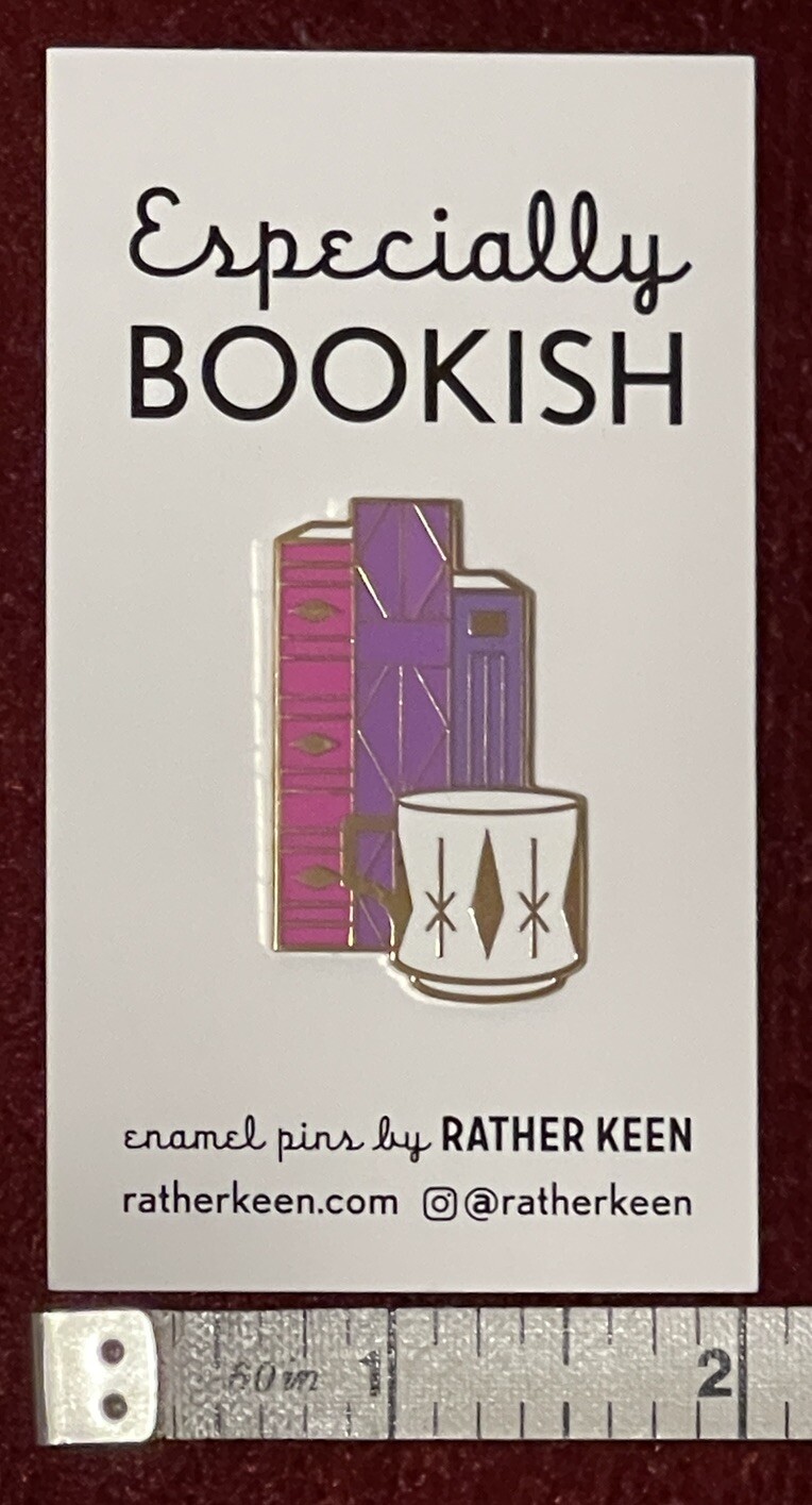 Especially Bookish Enamel Pin By Rather Keen
