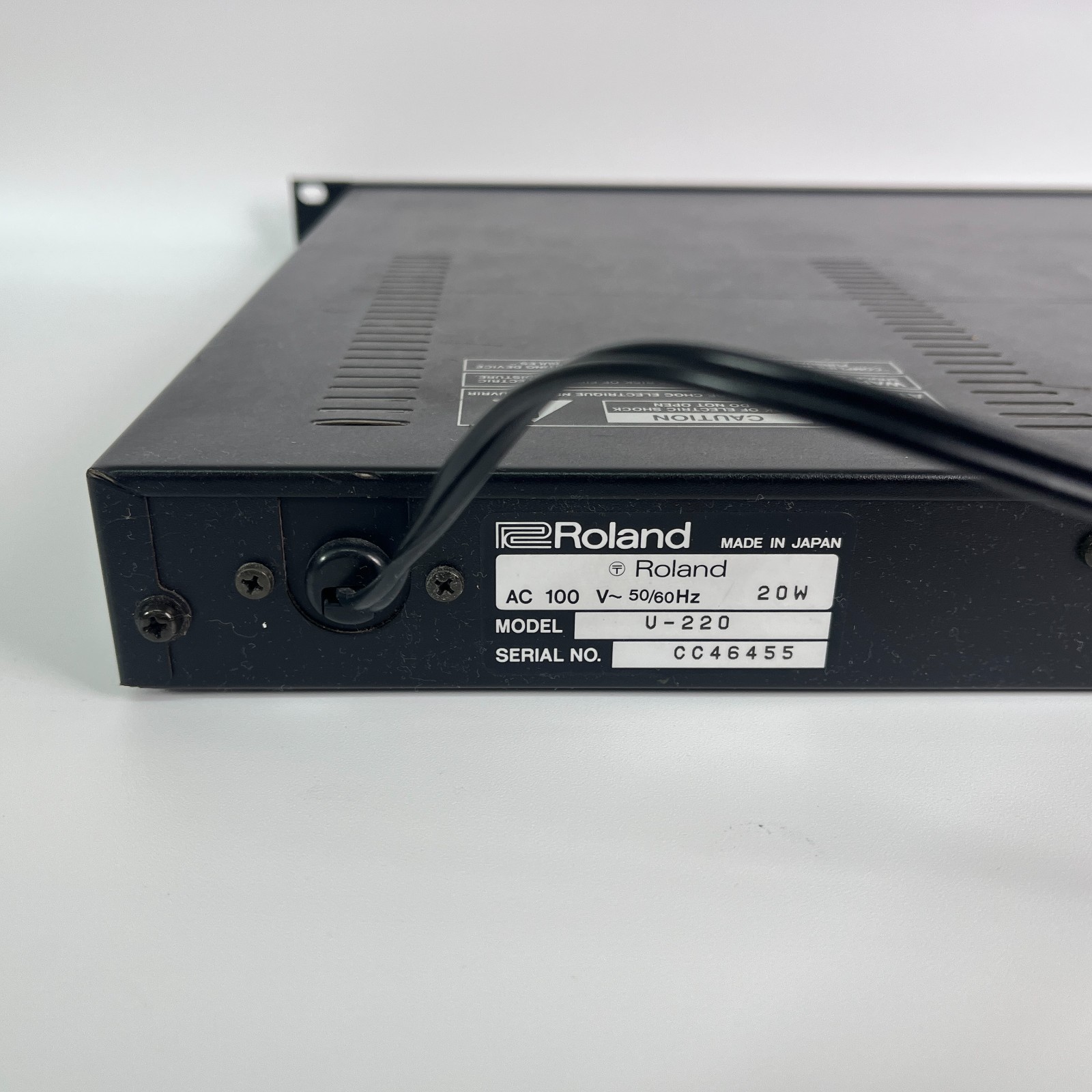 ROLAND U-220 PCM Sound Module Rack Synthesizer - Tested [pls read description]