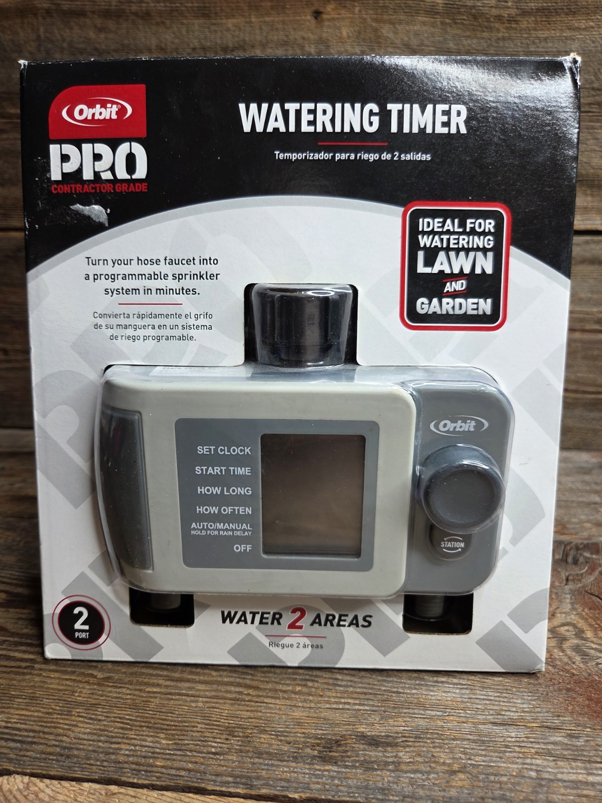Orbit 2-Outlet Programmable Hose Watering Timer Sprinkler Timer 56544