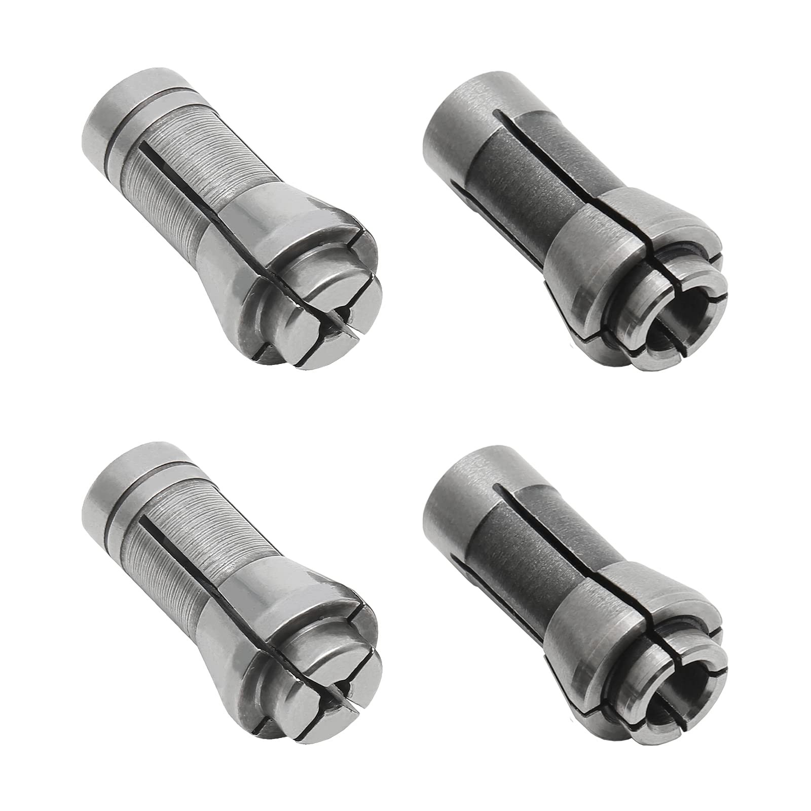 Murtenze Die Grinder Collet, 4 Pack, 1/4" and 1/8" Arbors Shanks
