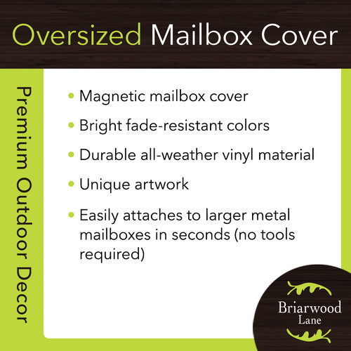 Briarwood Lane Happy Spring Pickup Truck Large Oversized Mailbox Cover 20x14.5