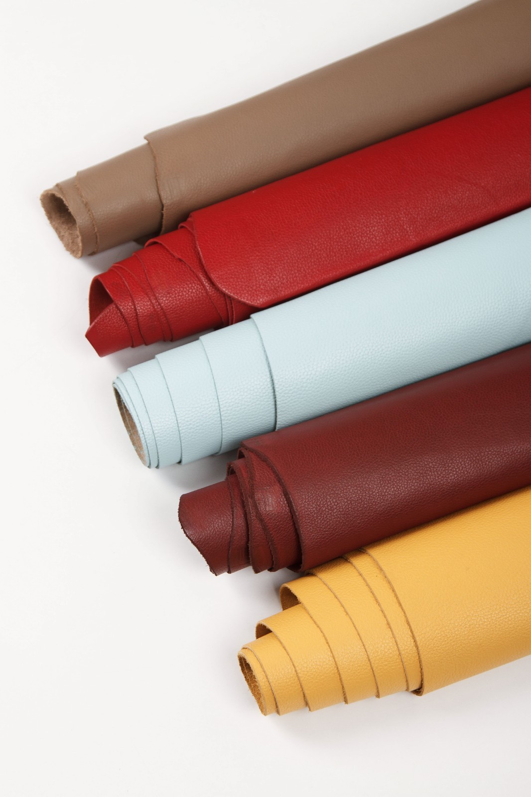 Cream Poudre Full Grain Cowhide Leather, 0.8-1.2mm (2-3oz) Soft Genuine Leather