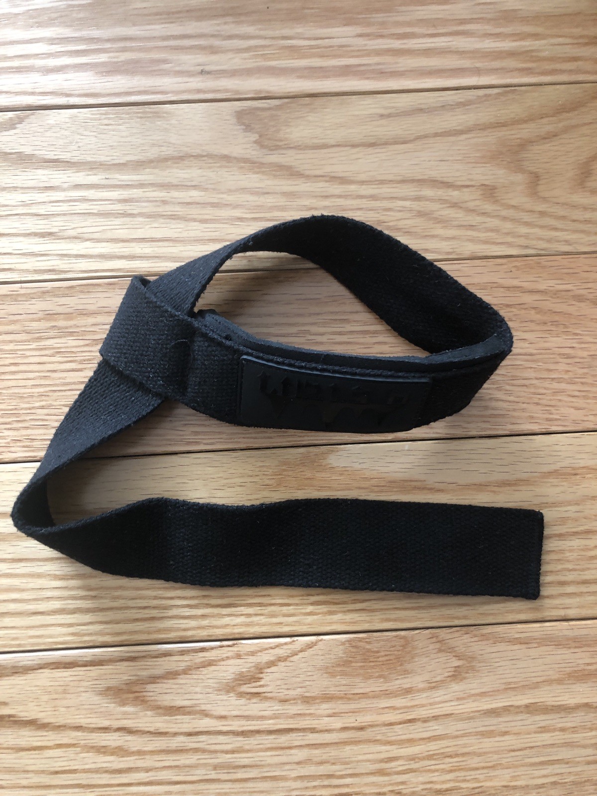 Weight Lifting Wrist Strap Adult Black Single Strap