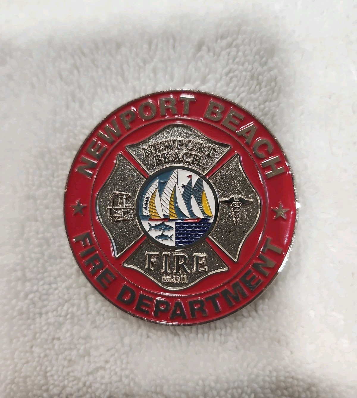 Newport Beach Fire Dept  Coin NBFD