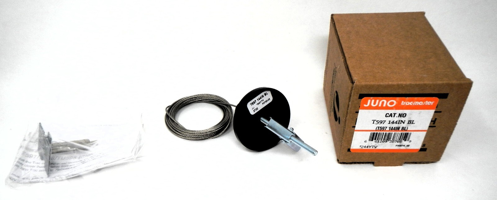 Juno Lighting T597-144IN-BL Rigid Ceiling Cable Suspension Heavy Duty