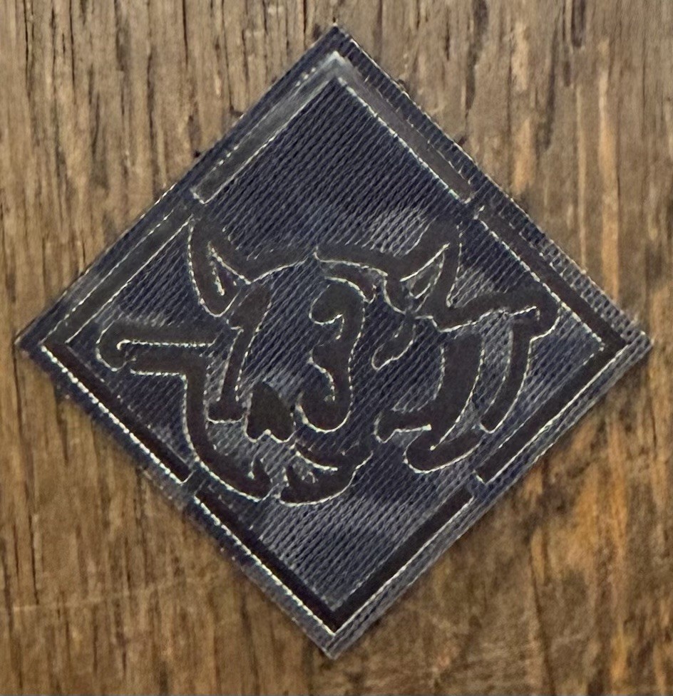 Thirteen Systems "Reaper Merit Badge" Patch Laser Cut Multicam Black Variant