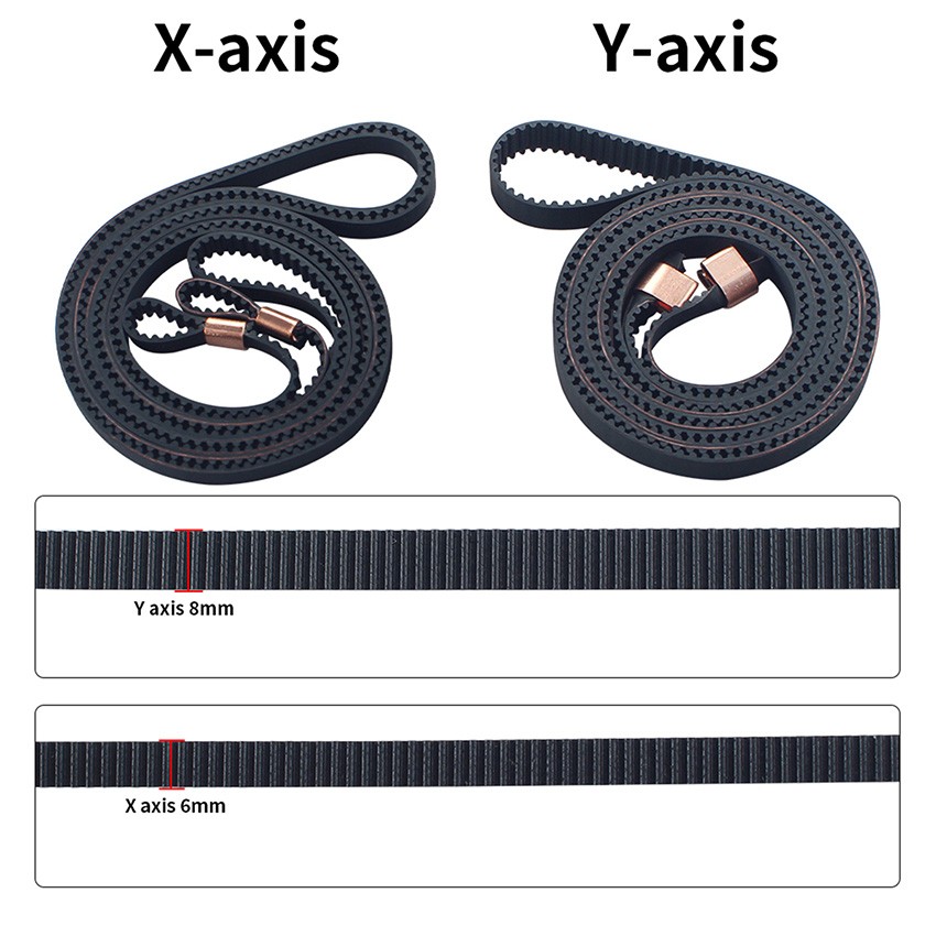 3D Printer Timing Belt 2GT for Anycubic Kobra2 Max 3D Printer X Y Axis Accessory