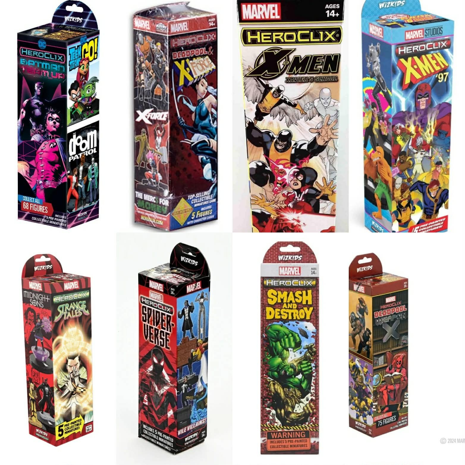 Heroclix Booster Packs - Many Variations - YOU PICK! - Free Shipping!