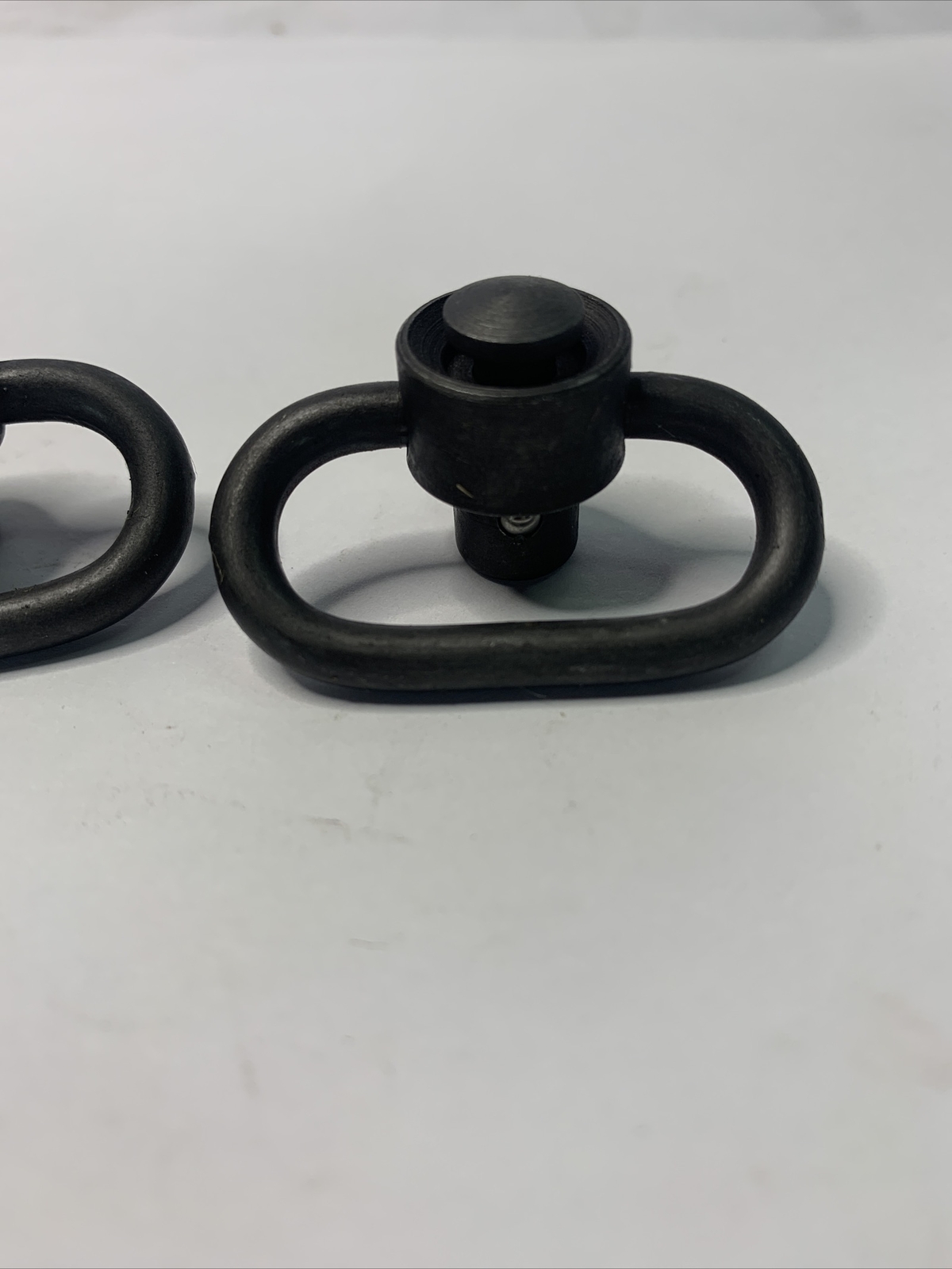 QTY-3! QD Sling Swivel 1.25 inch D Ring Quick Release Push Button Attachment 3/8