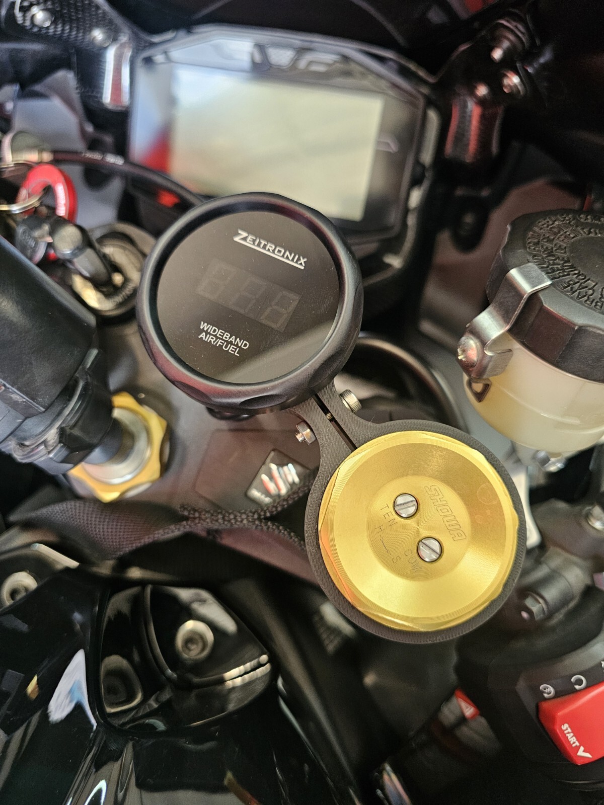 50mm Motorcycle Gauge Pod Fork Holder Customized