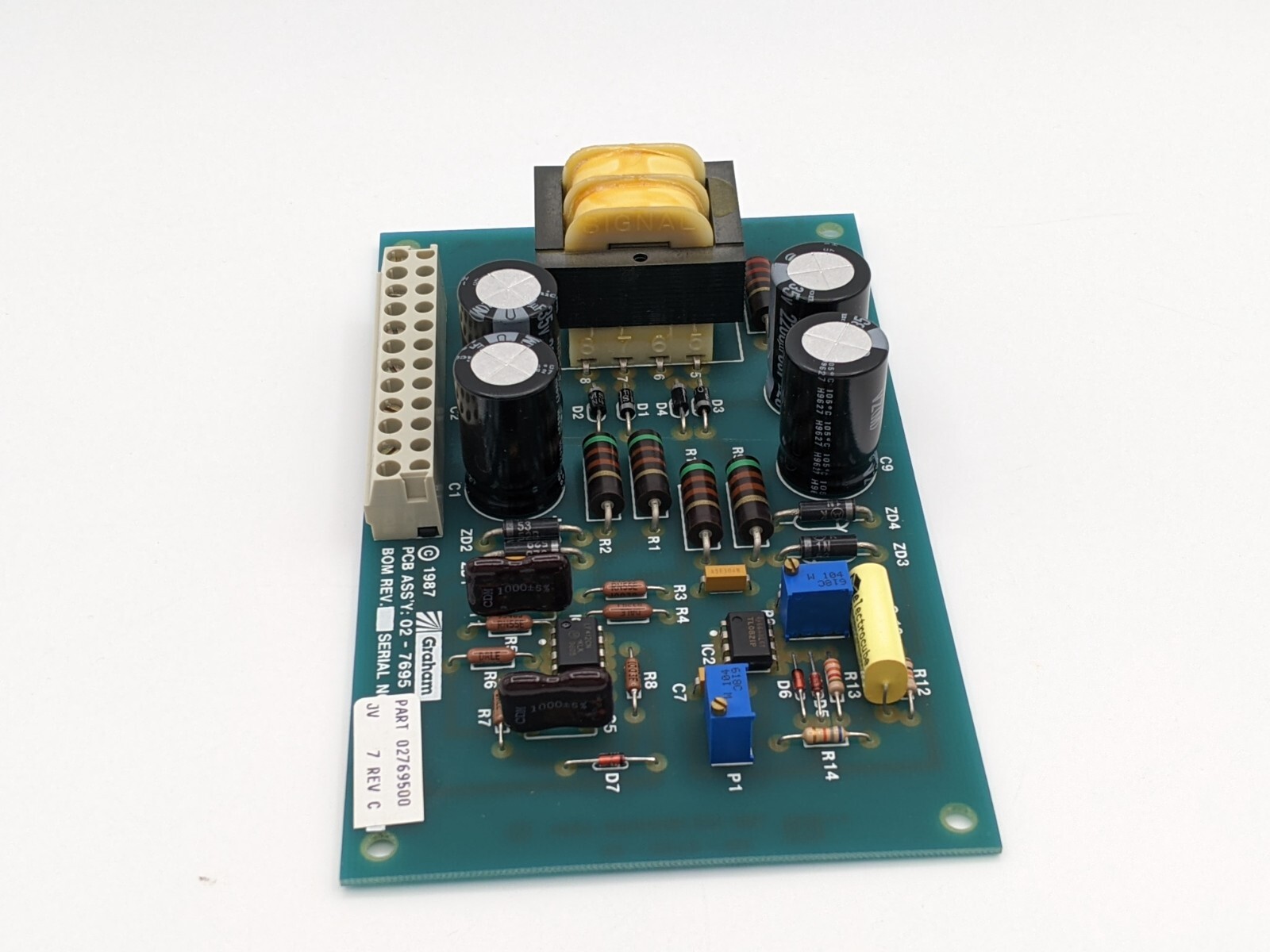 Graham 2769500 Rev C Printed Control Circuit Board Assembly