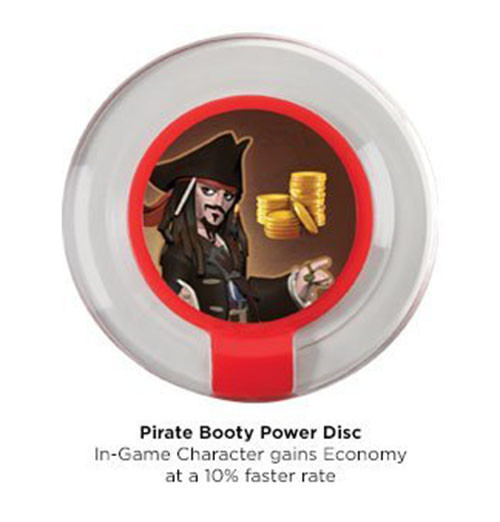 Disney Infinity Pirates of the Caribbean Pirate Booty Power Disc