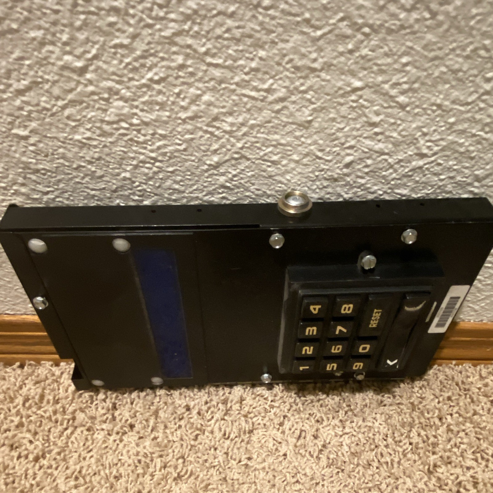 Vending Machine Keypad & Display Control Panel Assembly Keypad & Membrane Black