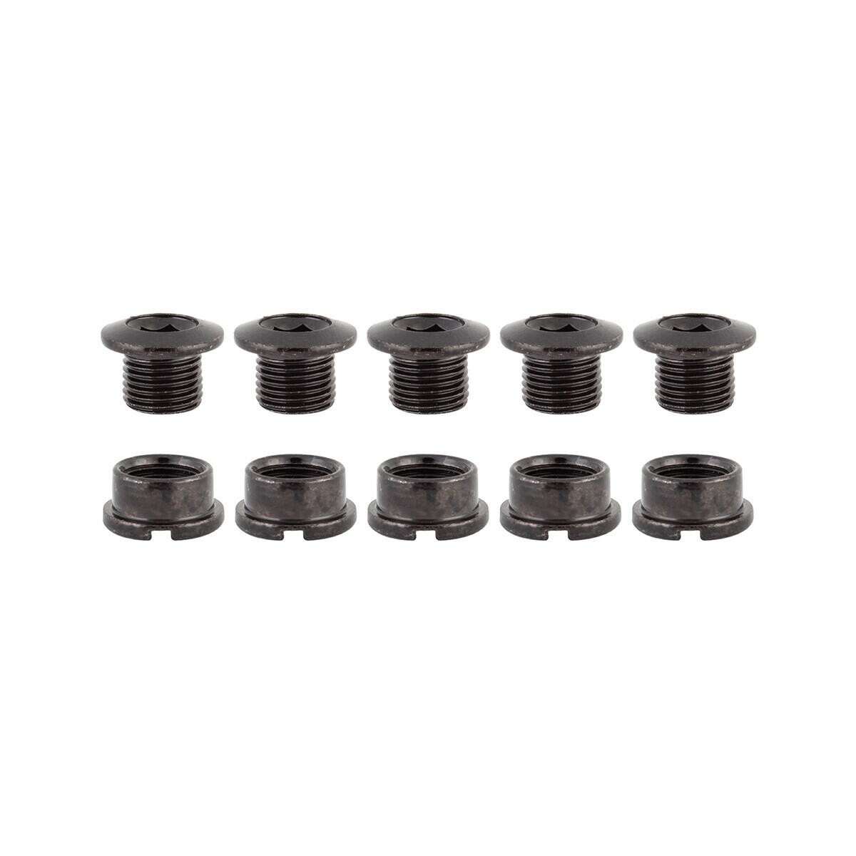 Origin-8 Black Chainring Bolts Set of 5 Single Speed Fixed Gear BMX Track Bike