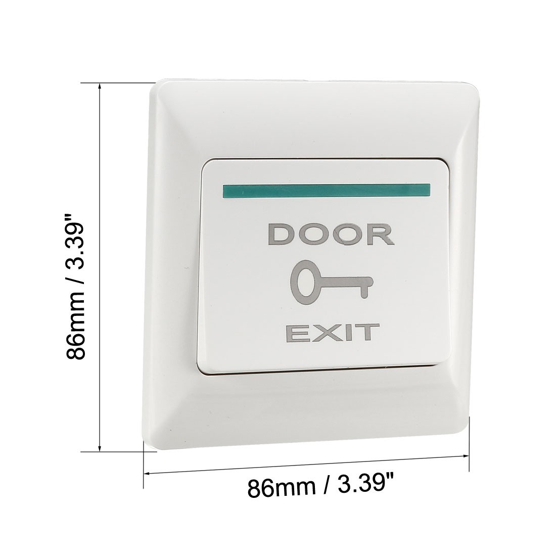 2 x Push to Exit Button Release NO/NC/COM Switch Panel Door Control 36V 3A