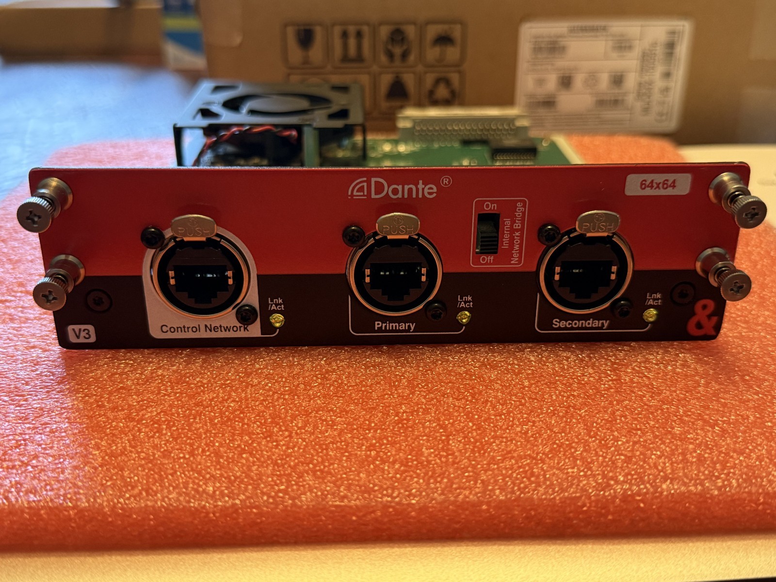 Allen & Heath Dante 64×64 64-channel Dante Option Card for dLive & Avantis
